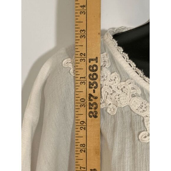 New York Company Womens Mini Dress Embellished Floral Gradient Blue White Small - Picture 5 of 9